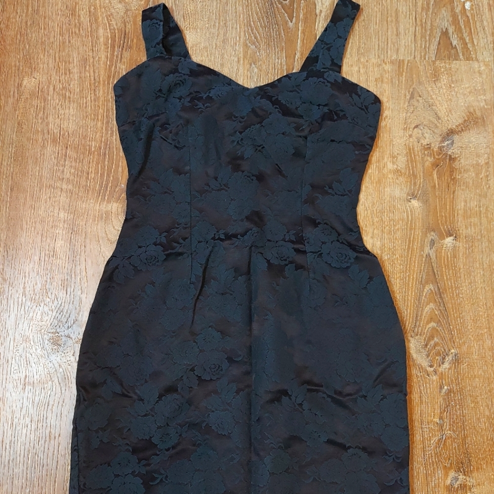 Black Vintage Mini Dress